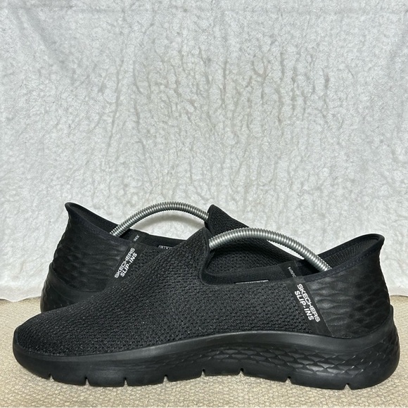 Skechers Womens Black SlipIns Relaxed Fit Reggae Fest 2 Liteweight Shoes SZ 12W - Picture 7 of 11